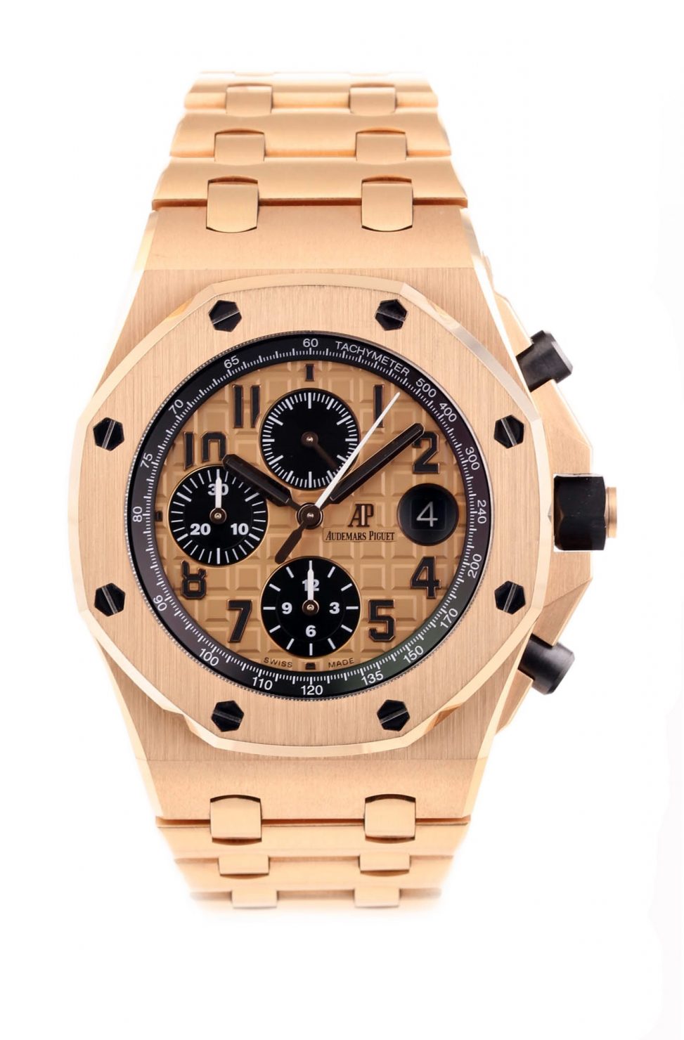 Audemars Piguet Rolay Oak watch in rose gold.